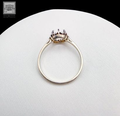 Bague (à sertir) en or gris 18K 750/°°°
Poids...