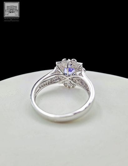 A beautiful Art Deco-style ring in 750°/...
