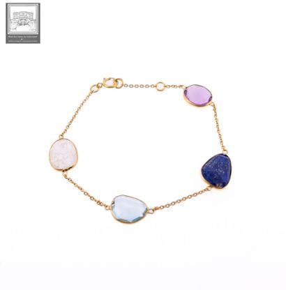 A beautiful 750°/(18K) yellow gold bracelet...