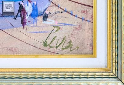 Charles LEVIER (1920-2003)
Les voiliers 
Huile...