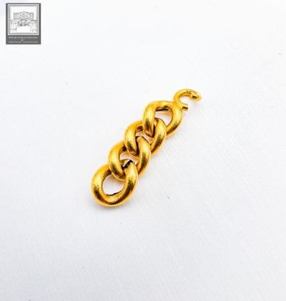 Débris d'or morceau de chaîne 
18K 750/°°°
P....