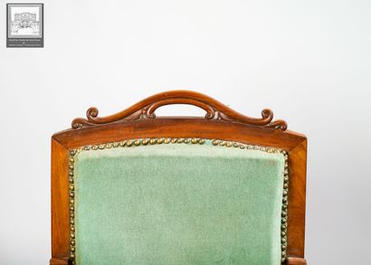 Paire de fauteuils en bois 
Estampillée Louis-Edouard...