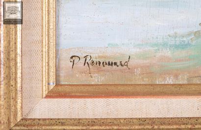 Paul Renouard (1845 - 1924) 
Côte bretonne
Huile...