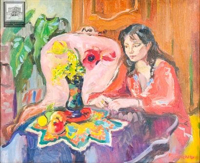Pierre CORNU (1895 - 1996)
Jeune femme au...