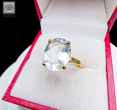Bague
Or jaune 18K 750/°°°
Poinçon tête d'aigle...