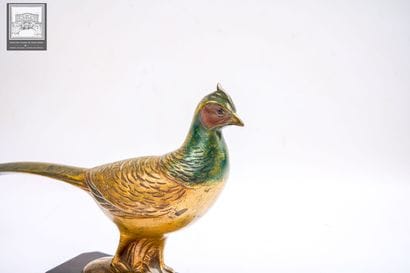 LUC (XXe)
Faisan vénéré
Sujet en bronze à...