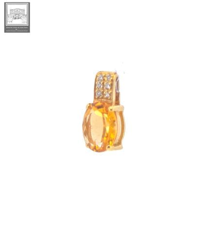 A 750°/ (18K) yellow gold pendant weighing...