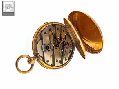 Montre de col
Or jaune 18K 750/°°° Poinçon...
