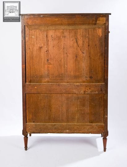 Secrétaire en bois naturel (merisier) 
De...
