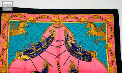 HERMÈS Paris 
Carré en twill de soie 
Annie...
