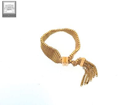 Chaînette en maille en or jaune 18K 750/°°°
Poinçon...