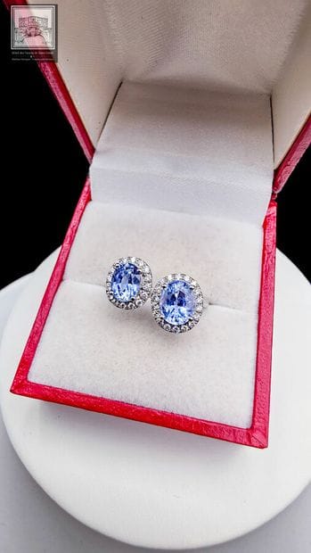 Toi et Moi ring in 750°/.(18K) white gold...