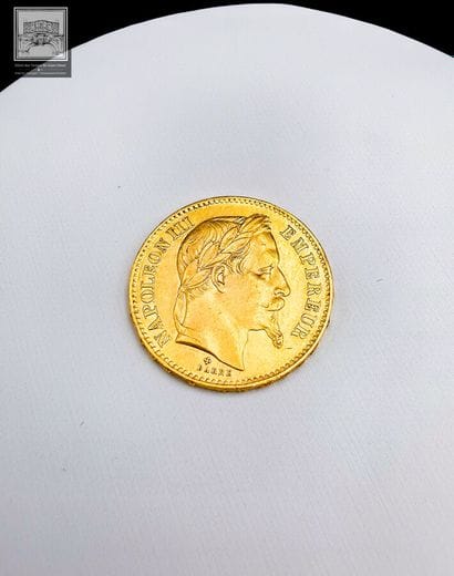1 Pièce de 20 francs or Napoléon III 1868...