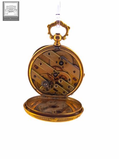 Montre de col
Or jaune 18K 750/°°° Poinçon...