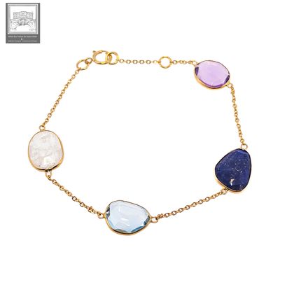 A beautiful 750°/(18K) yellow gold bracelet...