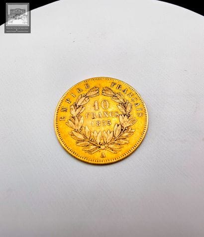 10 francs or 
1855
Napoléon III
Poids : 3.14...