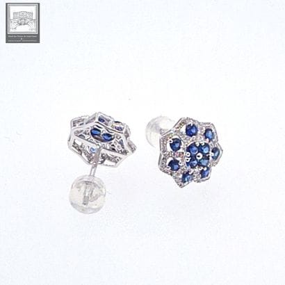 Paire de boutons d'oreilles Marguerites en...
