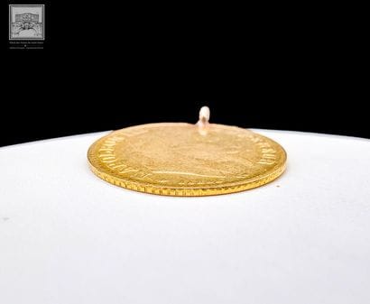 1 Pièce de 10 francs or Napoléon III année...