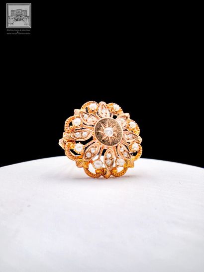Broche en or jaune 18K 750°°°
Poinçon tête...