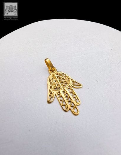 Pendentif en or jaune 18K 750/°°° représentant...