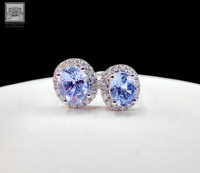 Toi et Moi ring in 750°/.(18K) white gold...