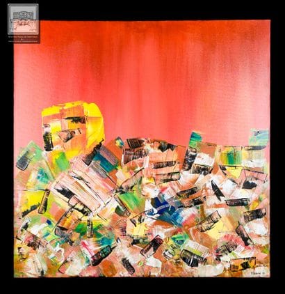 POIGNYES Patrick (XX-XXI) 
Composition Abstraite
Gouache...