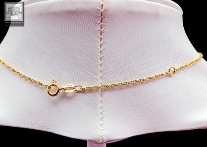 Collier + Pendentif
or jaune 18K 750/°°°...