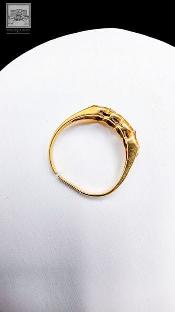 Bague
Or jaune 18K 750/°°°
Sertie de rubellite...