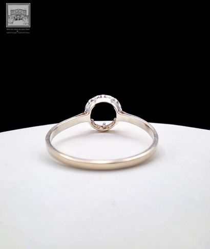 Bague (à sertir) en or gris 18K 750/°°°
Poids...