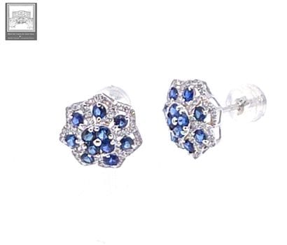 Paire de boutons d'oreilles Marguerites en...
