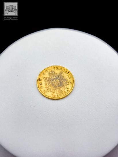 Une pièce de 20 francs or 1862 P. 6.41 Grs...