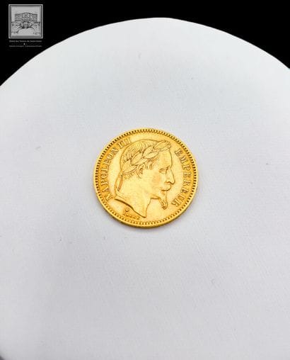 Une pièce de 20 francs or 1862 P. 6.41 Grs...