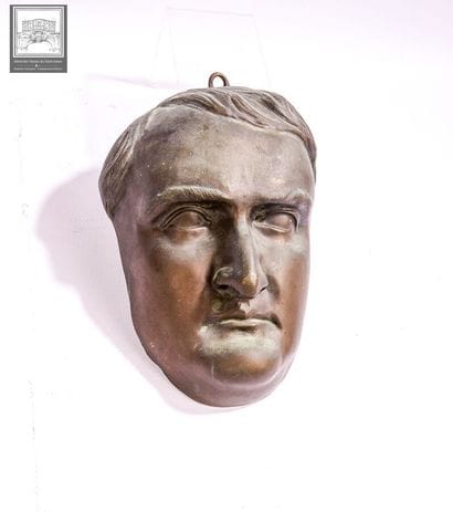 Masque d'applique Napoléon Bonaparte
Bronze...