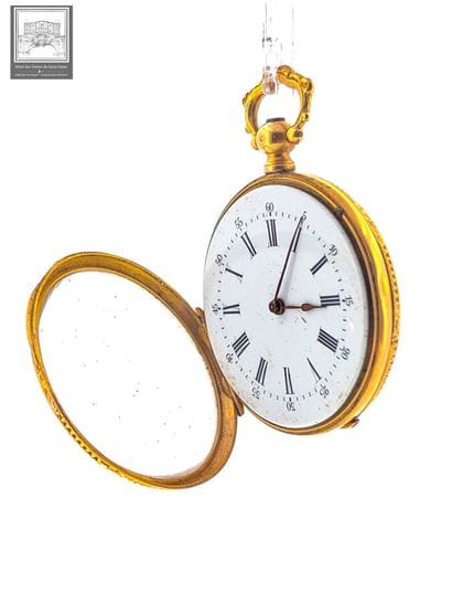 Montre de col
Or jaune 18K 750/°°° Poinçon...