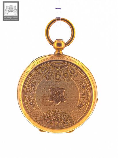 Montre de col
Or jaune 18K 750/°°° Poinçon...