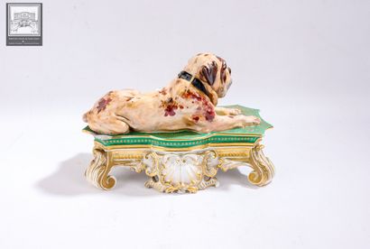 Jacob PETIT (1796-1868)
Encrier en porcelaine...