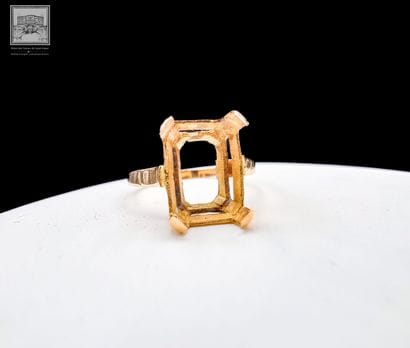 Monture de bague
 en or jaune 18K 750/°°°
P....