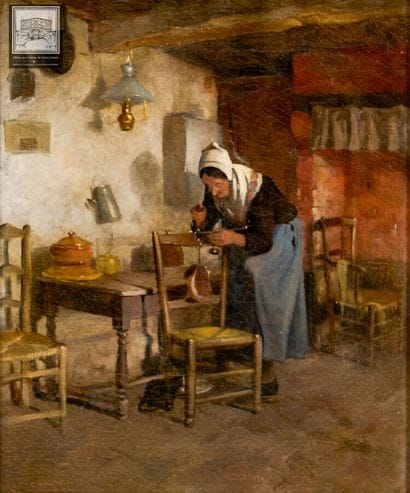 Albert Descamp (1862 - 1908)
Femme dans sa...