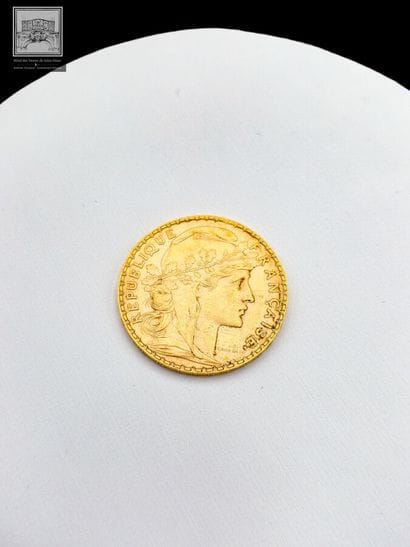 20 francs or 1905 P. 6.43 Grs (usure d'usage)...