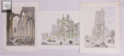 John Coney (1786-1833)
Lot de 3 gravures...