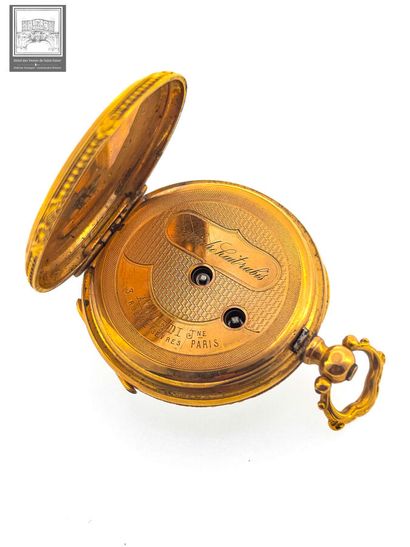 Montre de col
Or jaune 18K 750/°°° Poinçon...