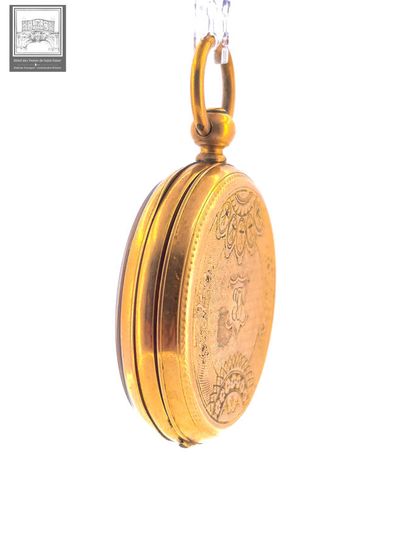 Montre de col
Or jaune 18K 750/°°° Poinçon...