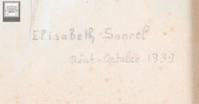 Elisabeth Sonrel (1874 - 1953)
Pastel
Signée...