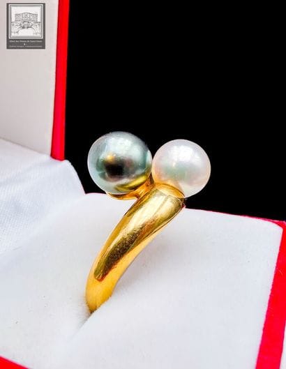 Bague Toi et Moi
Or jaune 18K 750/°°°
Poinçon...