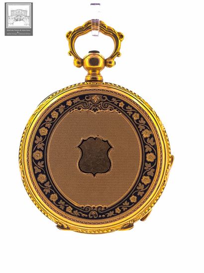 Montre de col
Or jaune 18K 750/°°° Poinçon...