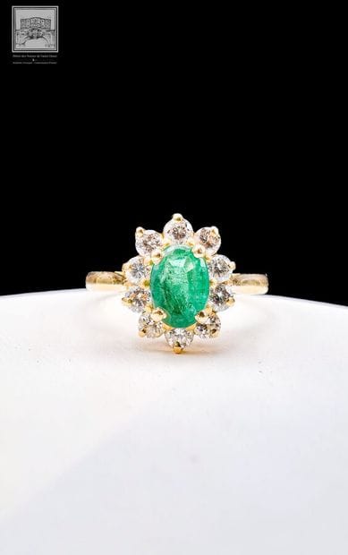 Marguerite Ring
18K yellow gold 750/°°°
Set...