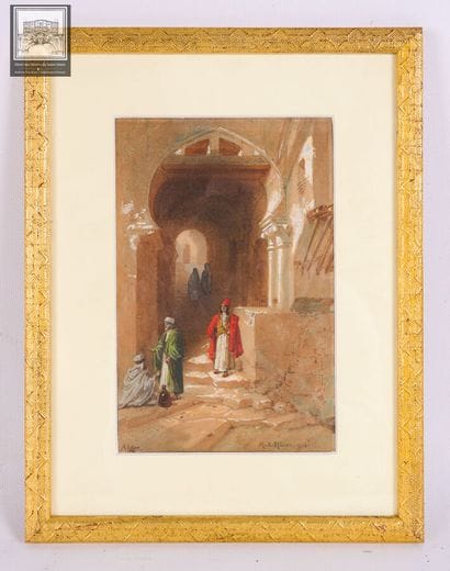 Marie Edmond Höhner
Vue de la casbah d'Alger
Aquarelle
Signée...