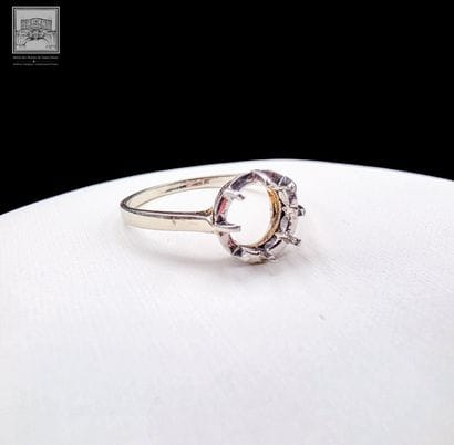Bague (à sertir) en or gris 18K 750/°°°
Poids...