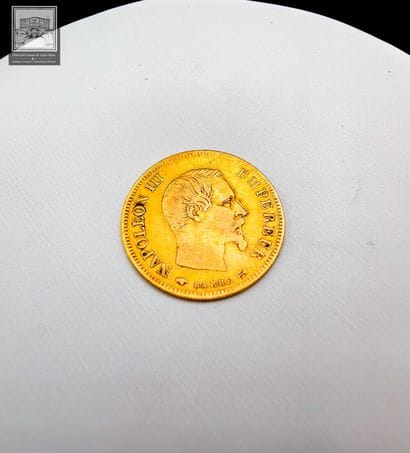10 francs or 
1855
Napoléon III
Poids : 3.14...
