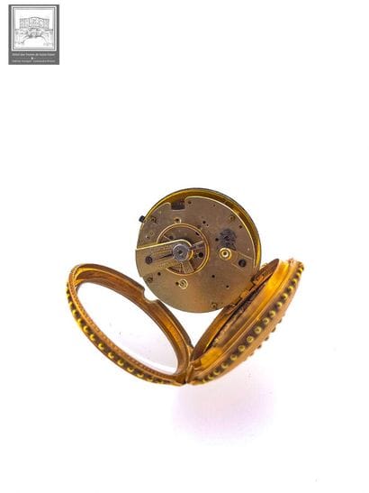 Montre de col
or jaune et rose 18K 750/°°°
Boitier...